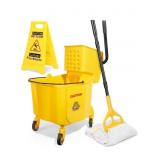 38 Qt. Commercial Mop Bucket with Side Press Wring