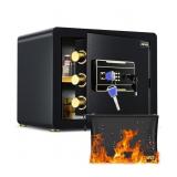 Adimo Home Safe Box - 1.2 CuFt., Fireproof/Waterpr