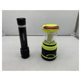 2 Ct. Light Lot- (1) Cob Lantern, 1000 Lumens,