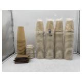 5 Ct. Disposable Coffee Cup Lot (1)24Pack Recycled