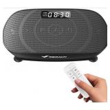 Merach 2398 Mini Curved Vibration Plate- Black, LE