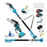 2in1 6" Mini Saw for Tree Trimming, 21v Cordless