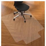 Clear PVC Office Chair Mat, Durable Desk Mat for H