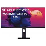 Tanxjia Gaming Monitor, 34", UWQHD / HDR10/ 165HZ