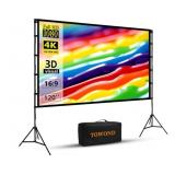 Towond Outdoor Projector Screen With Stand & Carry