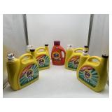 5 Ct. Tide Detergent Lot - (4) Simply All In One 1