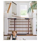 Cumbor Baby/Dog Gate For Stairs - Black, 29.7-48"