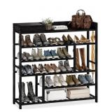 Bamworld Shoe Rack for Front Door Entrance, 6 Tier