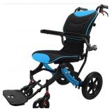 Pro Traverse Transfer Wheelchair, Lightweight, Fol