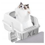 Prodigen Extra Large Stainless Steel Cat Litter