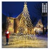 Christmas Outdoor String Light Tree/Star Stake - W