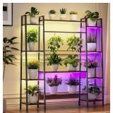 Cebihy 55" Tall Plant Stand With Grow Light- 12-T