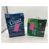 2 Count Bar Soar Lot- (1) 16 Pack Of Coast Origina