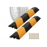 Vstken Rubber Speed Bumps 2 pcs, 6000 LB Capacity,