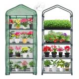 Purlyu Mini Greenhouse for Indoor/Outdoor - 4 Tier
