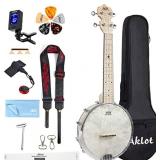 Banjo Ukulele Concert 23" Remo Drumhead, Open Bac