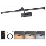 23.6" Battery Operated Picture Light, Wall Mount,