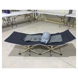 Habutway Camping Cot - Gray, 600LBS Max Load, 2.5-