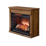 Portable Infrared Rolling Mantel Fireplace, Model