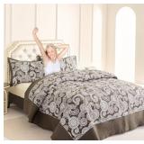Sophia & William Quilt Set, Twin Size, 2 Piece Set