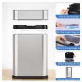 Freshlix 360* Motion Sensor Stainless Steel Trash