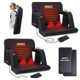 Dual-Sided Heated Stadium Seats, 21" Folding Blea