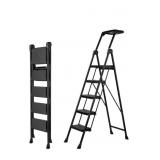 5 Step Ladder, Foldable, Handrail & Tool Tray Stoo