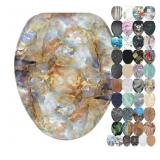 Sanilo Wooden Toilet Seat with Soft Close - Brown