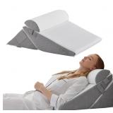 4 Pc. Pillow Lot -  3 Pc. Wedge Headboard Pillow S