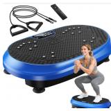 HVX Vibration Plate Exercise Machine, Blue, Approx