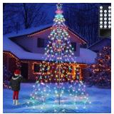 Christmas Outdoor String Light Tree/Star Stake - M