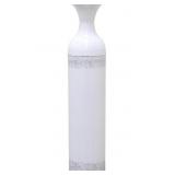 Hosley 24" White-Washed Metal Floor V
