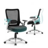 Sunnow Ergonomic Office Chair, Black, Flip Up Arms