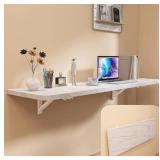 Yoegowu, Wall Mounted Folding Table, Approx 40" x