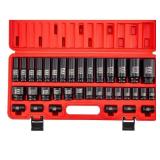 Imahexa 1/2" Impact Socket Set- 35 Pieces, Metric