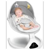 Electric Baby Swing, remote Included, 5 Speeds, 3-