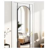 Full Length Mirror, Over the Door Hanging, 48x14"