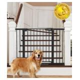 2 Ct. Cumbor 29.7x 43.3" Baby Gate, Black Metal,