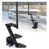 Aupar Heavy Duty Boat Trailer Steps with Handle, E