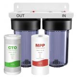 SimPur Whole House Water Filter System, 1" Brass