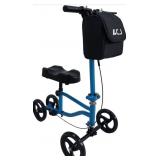 Knee Scooter, Foldable, Steerable - Blue/Black - H