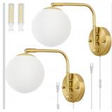 Varoni Dimmable Wall Sconces Plug In Dimmer,