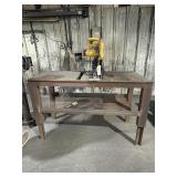 DeWalt Chop Saw w/Metal Table 60"x27"