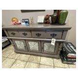 3-Drawer Wood Cabinet 50"L x 17"W x 31"H
