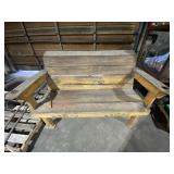 Rustic Wooden Porch Bench 5ft