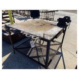 Metal Work Bench w/Columbian 6" Vise