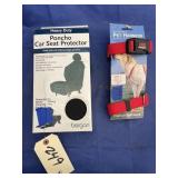 2 Pcs - Car Seat Protector - Large Pet Harness