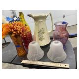 6 Pcs - Glass Vases & Lamp Shades