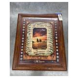 Framed "Law & Order of the West" Pic 29"x36"