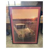 Framed/Matted Car Poster 29"x41"